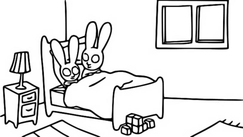 Coloriage Simon Superlapin T l charger Et Imprimer Gratuit Sur 