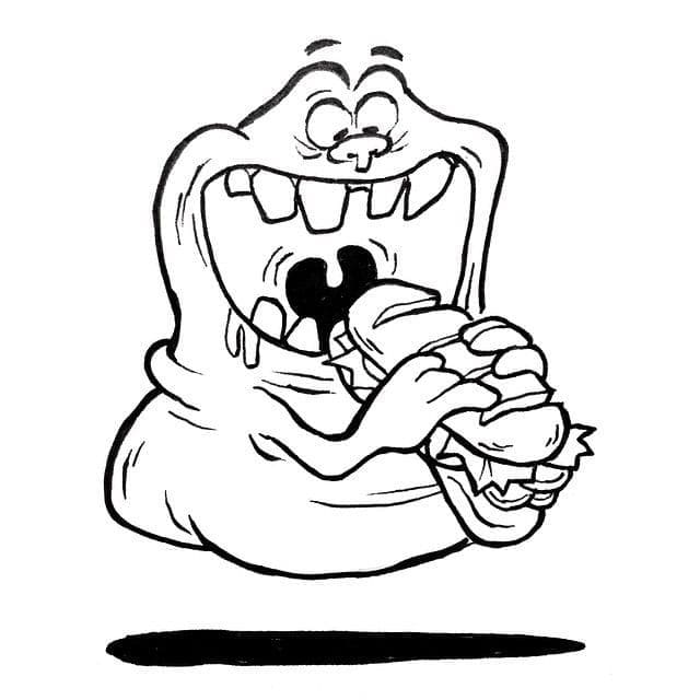 Coloriage Slimer