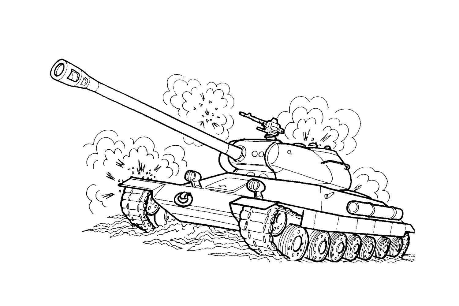 Coloriage Tank IS-6