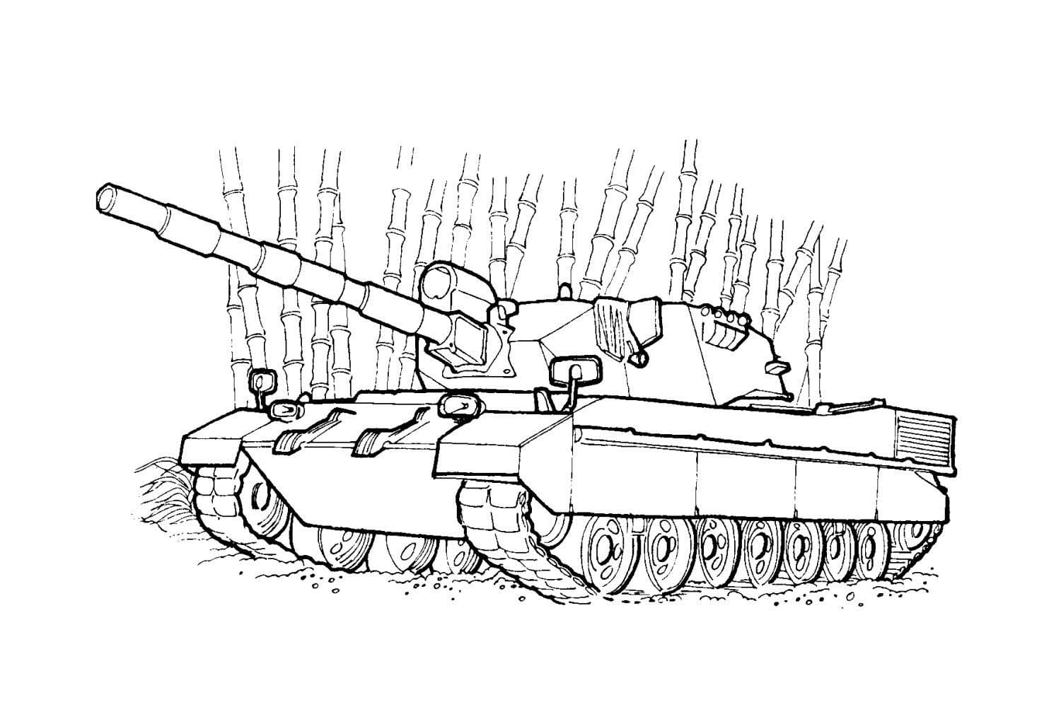 Coloriage Tank OF-40