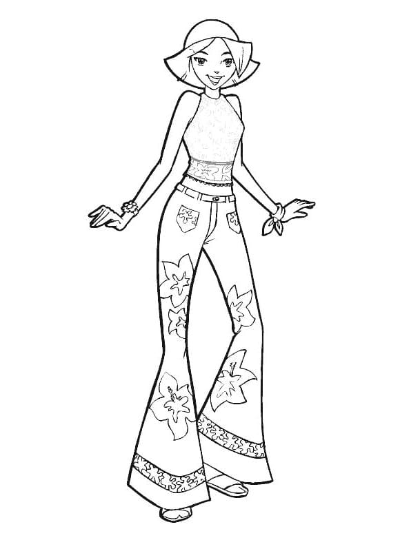 Coloriage Totally Spies Clover