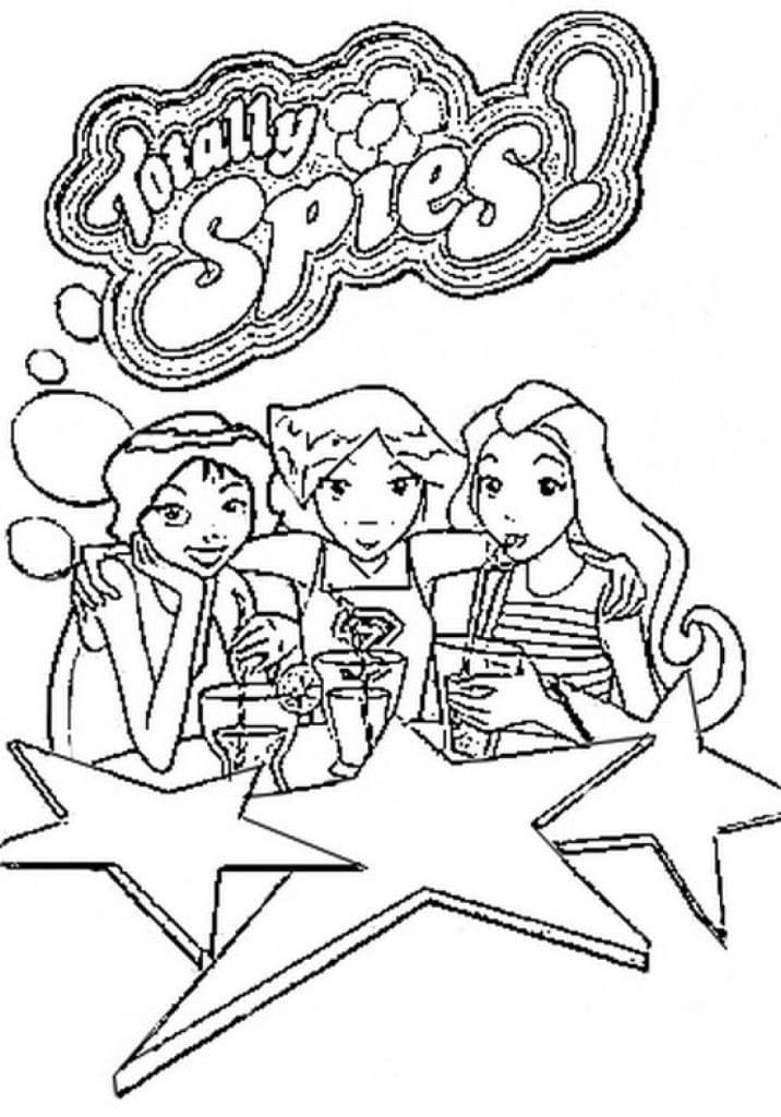Totally Spies Gratuit Pour les Enfants coloring page