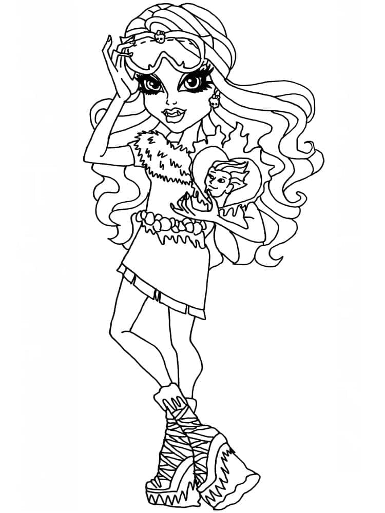 Abbey Bominable coloring page