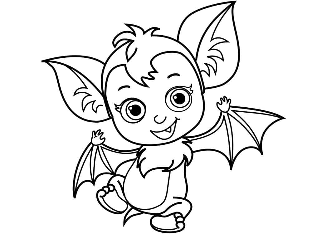 Adorable Vampirina coloring page