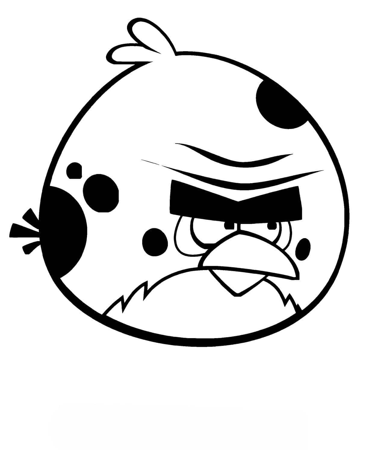 Coloriage Angry Bird Terrence