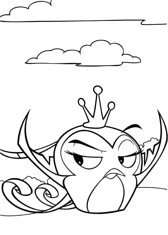Coloriage Angry Birds Gale