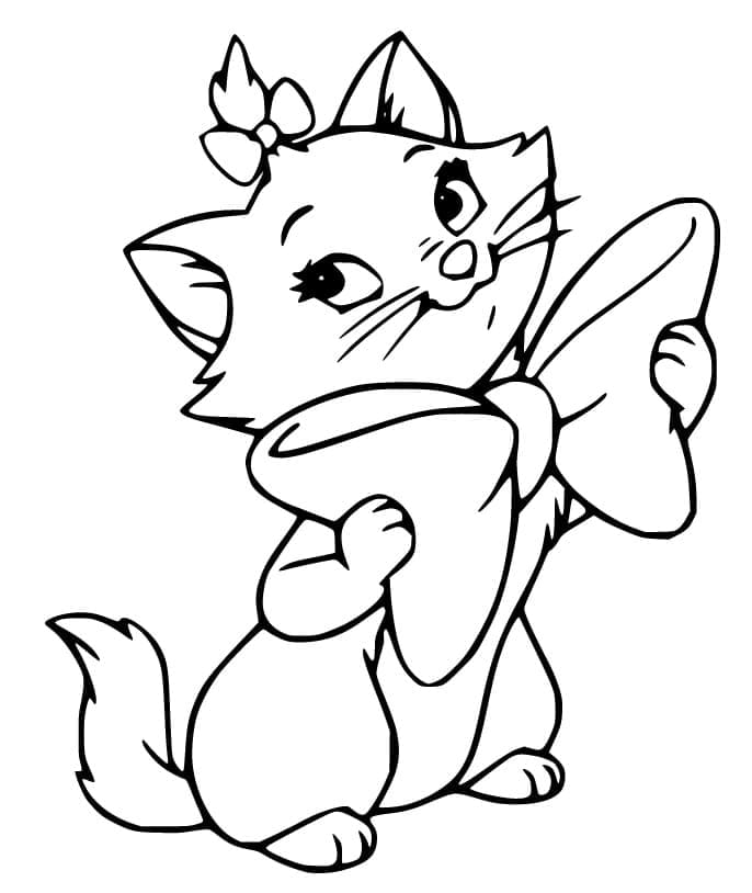 Aristochats Belle Marie coloring page