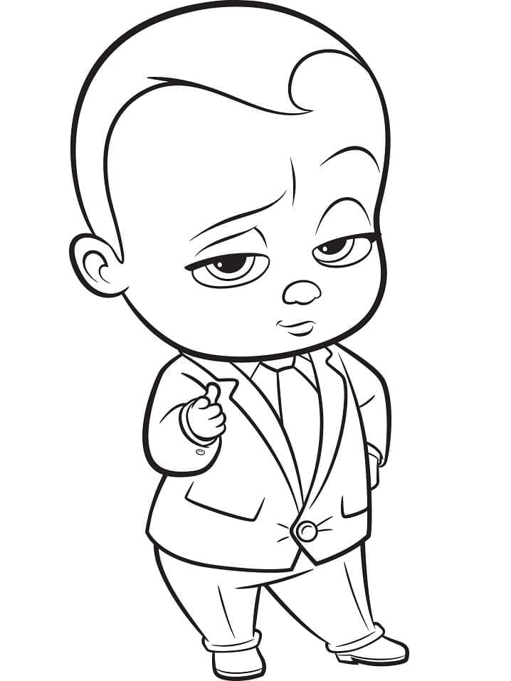 Baby Boss 2 coloring page