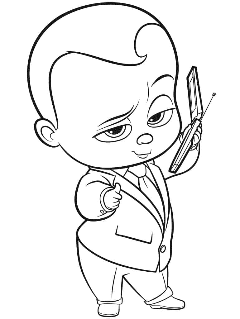 Baby Boss Gratuit coloring page