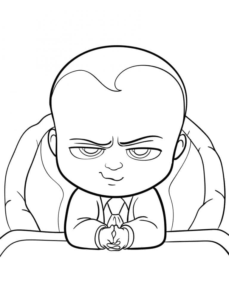 Baby Boss Imprimable coloring page