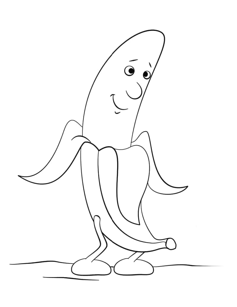 Banane Gratuite coloring page