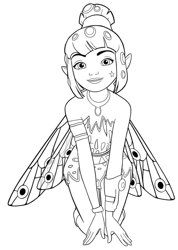 Belle Yuko coloring page