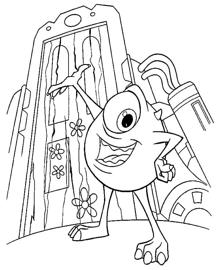 Bob Razowski coloring page