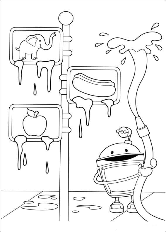 Bot Umizoomi coloring page