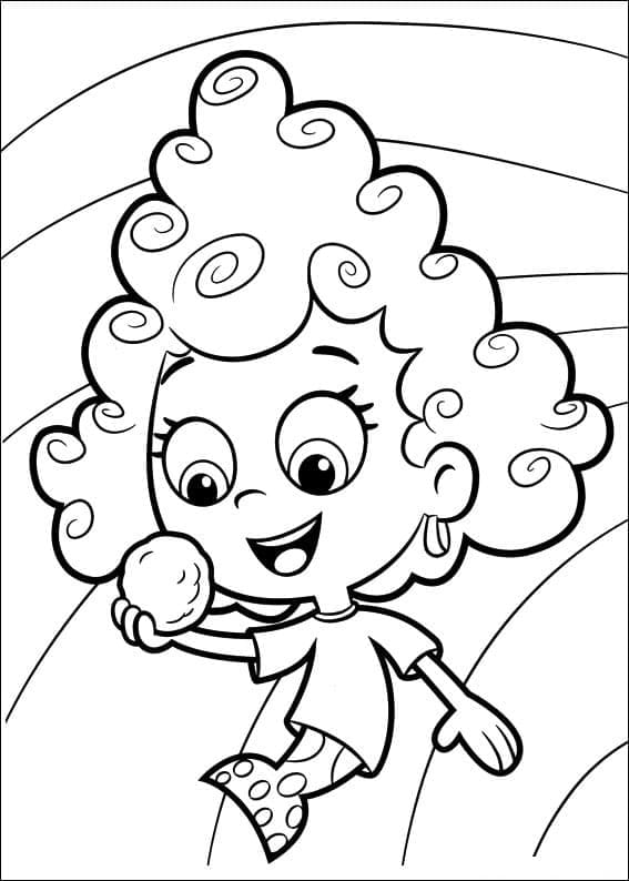 Bubulle Guppies 10 coloring page