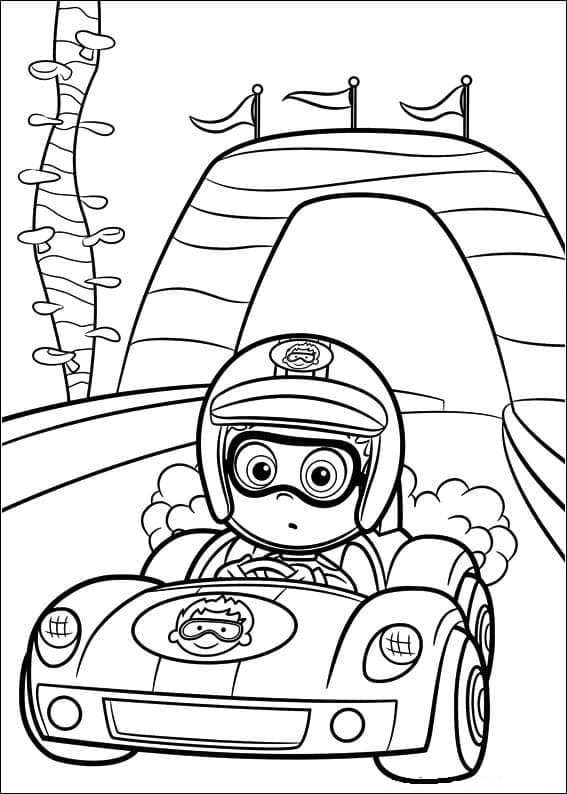 Bubulle Guppies 13 coloring page