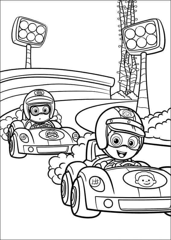 Bubulle Guppies 14 coloring page