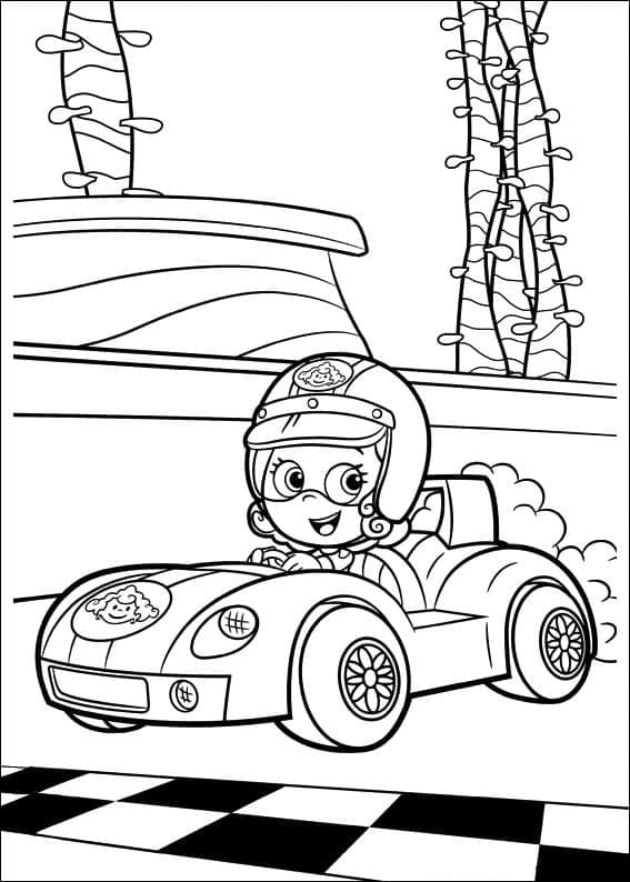 Bubulle Guppies 2 coloring page