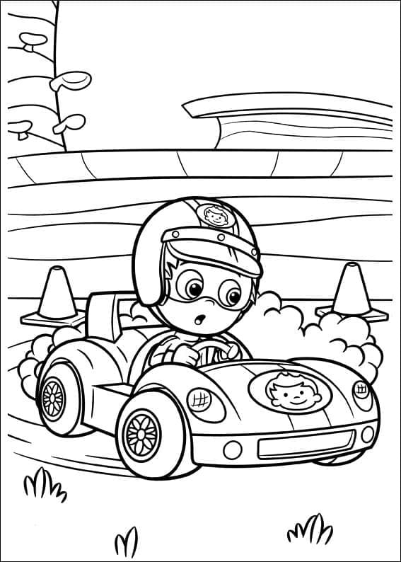 Bubulle Guppies 5 coloring page