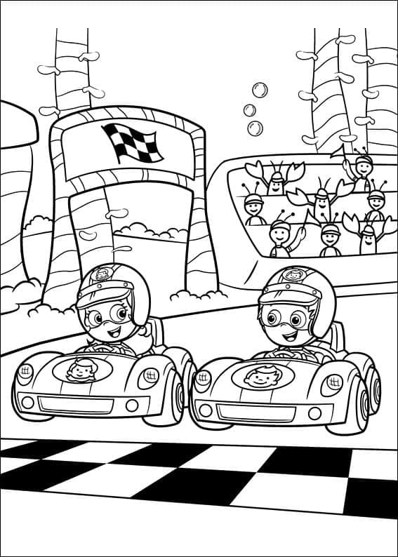 Bubulle Guppies 6 coloring page