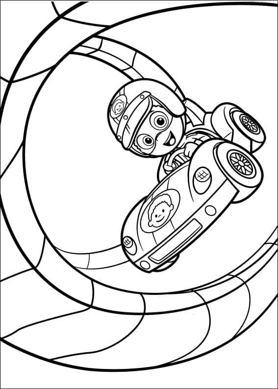 Bubulle Guppies 9 coloring page