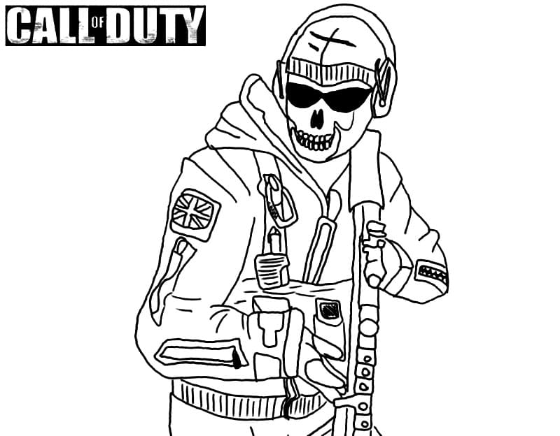 Coloriage Call of Duty Ghosts