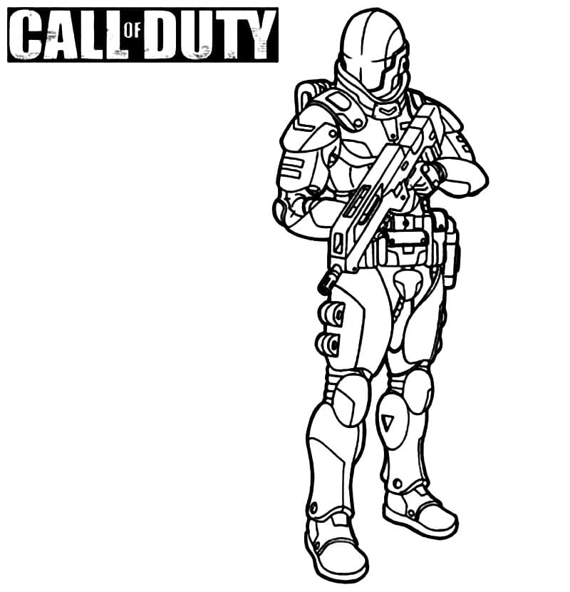 Coloriage Call Of Duty Warzone