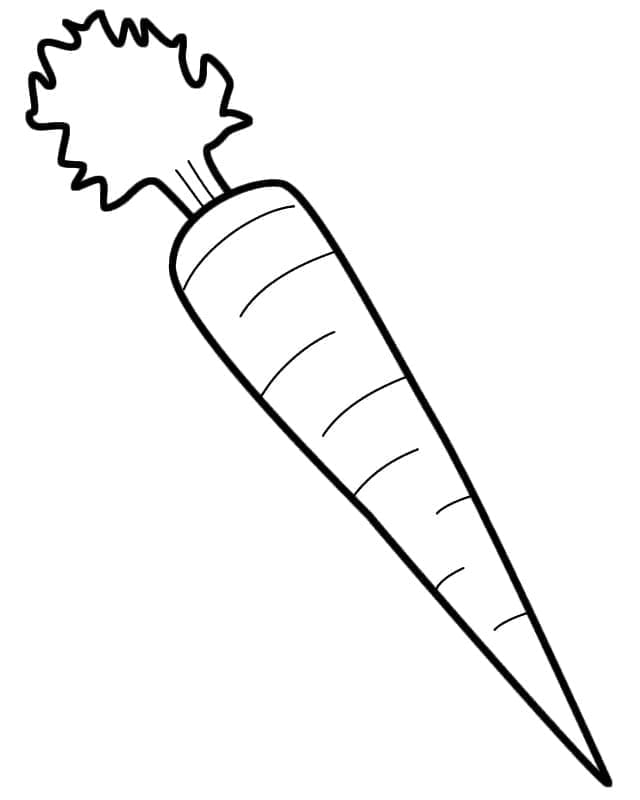 Carotte 8 coloring page