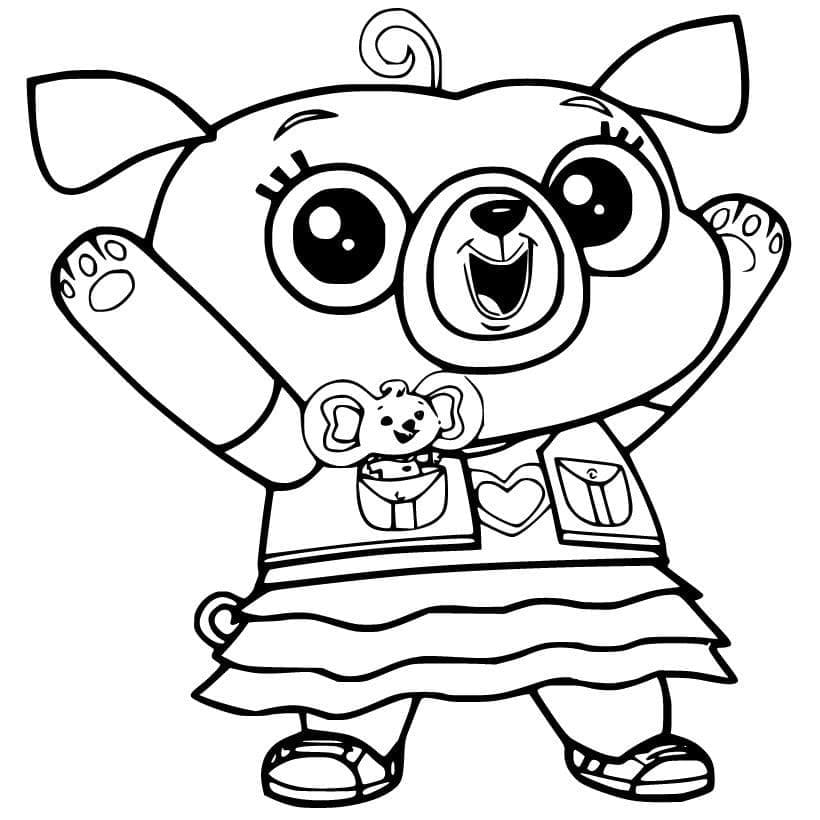 Chip et Patate 10 coloring page