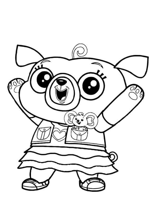 Chip et Patate 2 coloring page