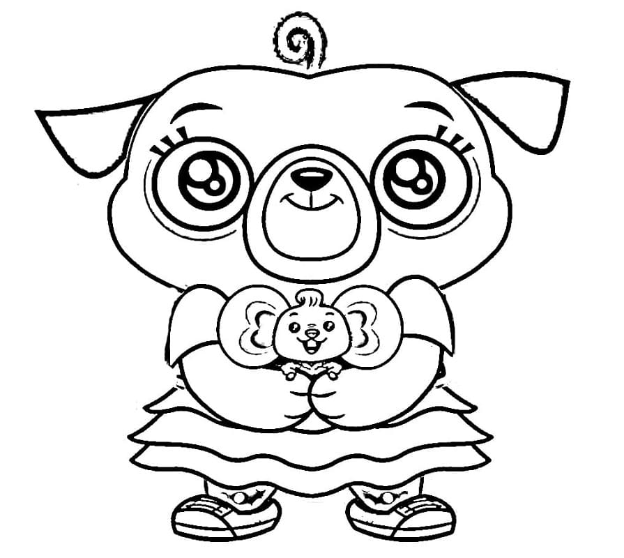 Chip et Patate 4 coloring page