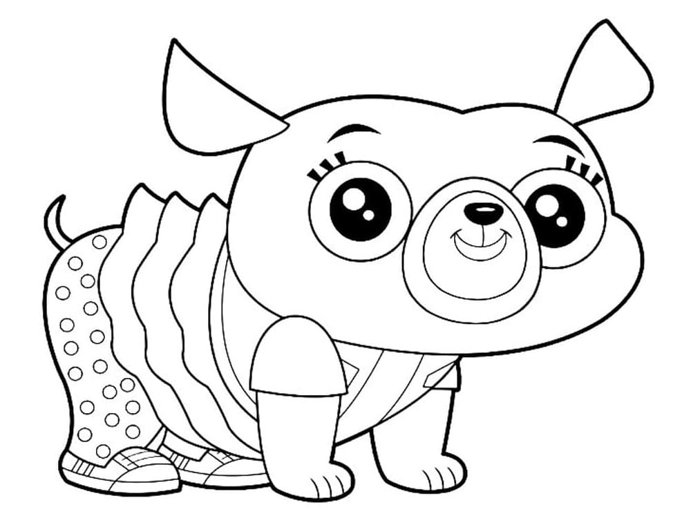 Chip et Patate 5 coloring page