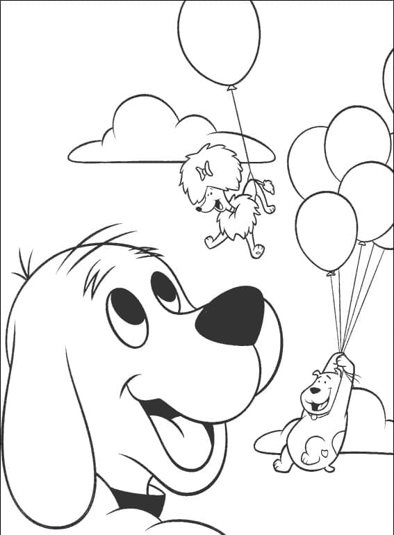 Clifford 1 coloring page