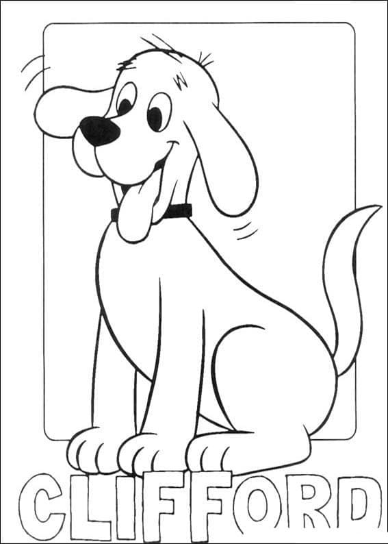 Clifford Heureux coloring page