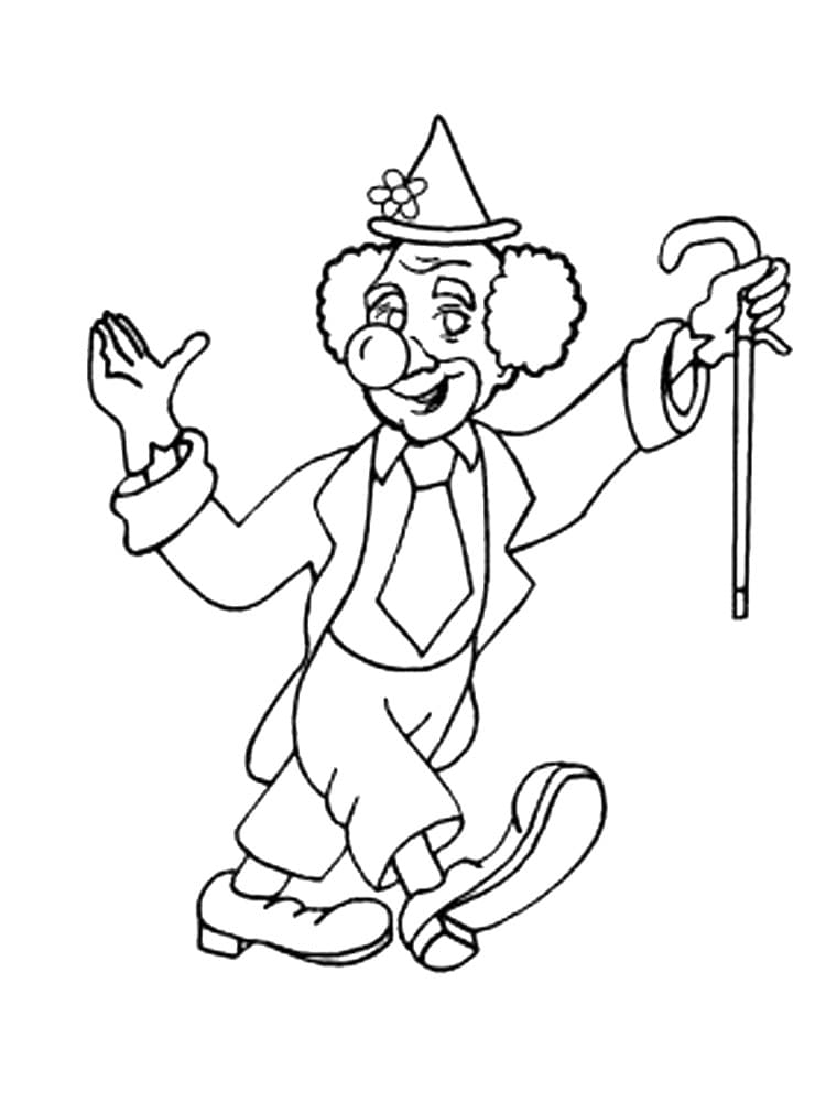 Clown Pour les Enfants coloring page