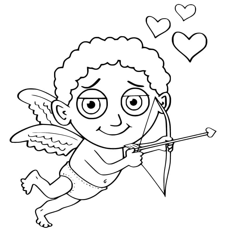 Cupidon d’Amour coloring page