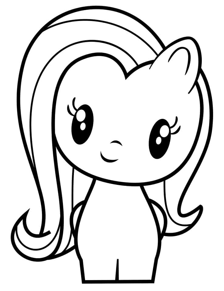 Coloriage Cutie Mark Crew Fluttershy