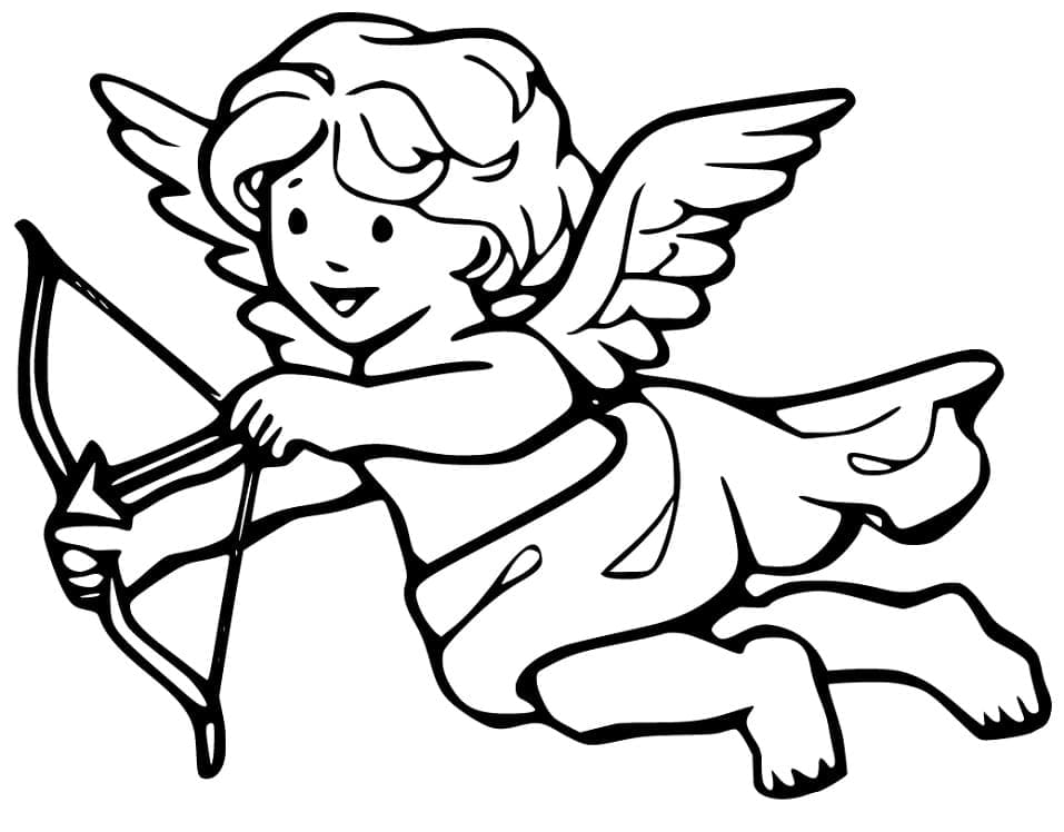 Dessin de Cupidon coloring page