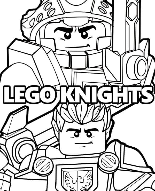 Coloriage Dessin de Lego Nexo Knights