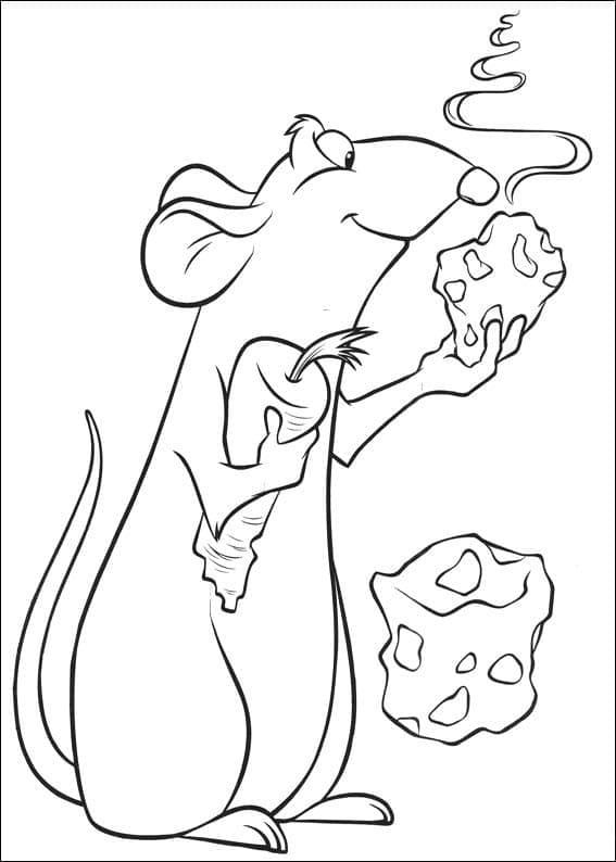 Dessin de Ratatouille Gratuit coloring page