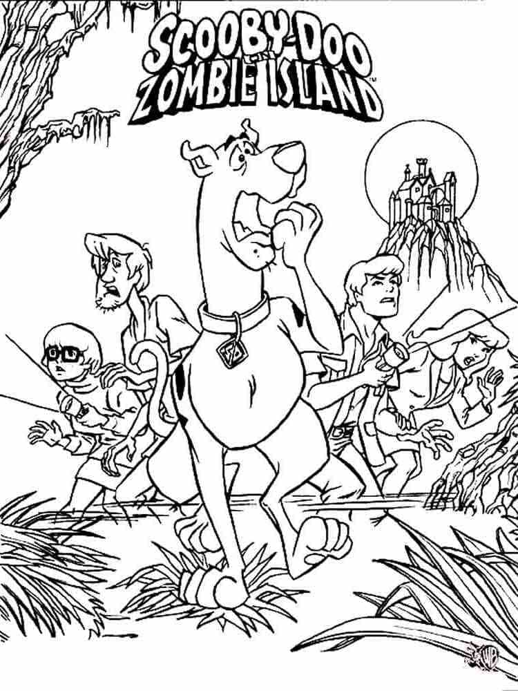 Dessin de Scooby Doo coloring page