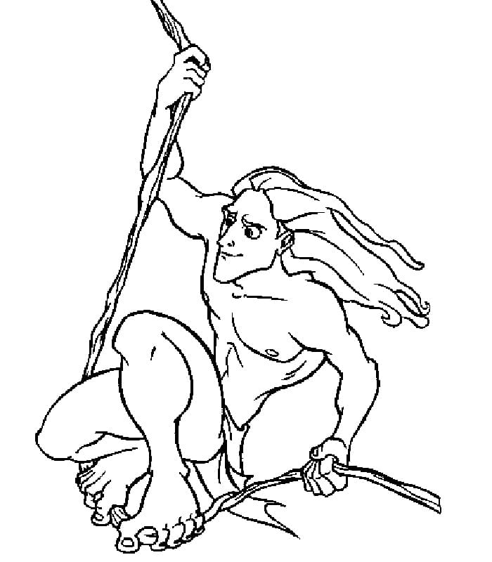 Dessin de Tarzan coloring page