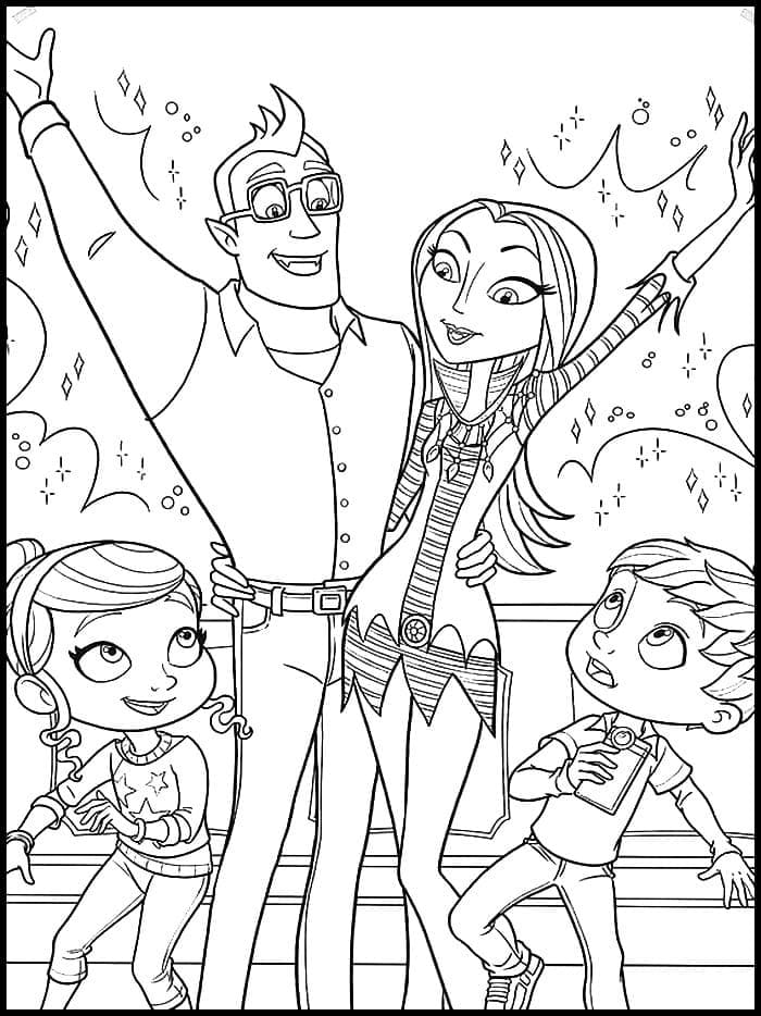 Dessin de Vampirina Gratuit coloring page