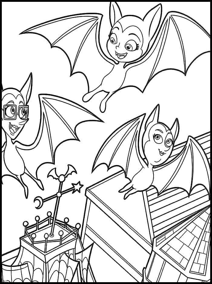 Dessin de Vampirina coloring page