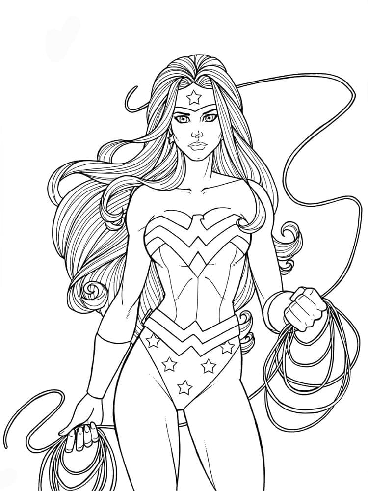 Dessin de Wonder Woman coloring page