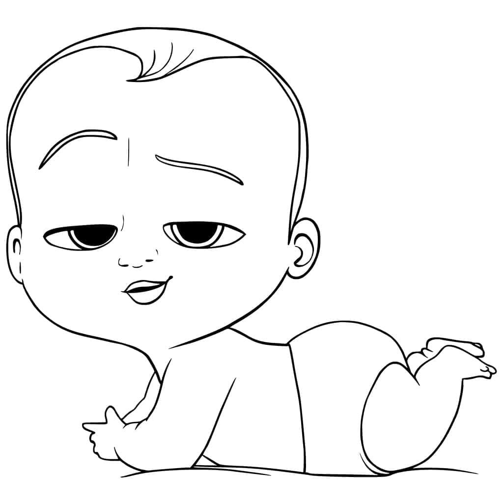 Dessin Gratuit de Baby Boss coloring page