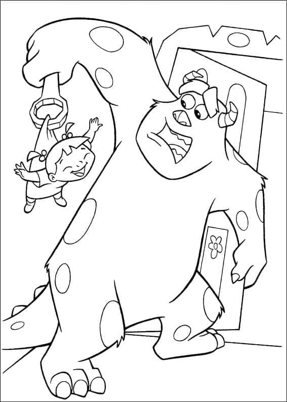 Dessin Gratuit de Monstres et Cie coloring page