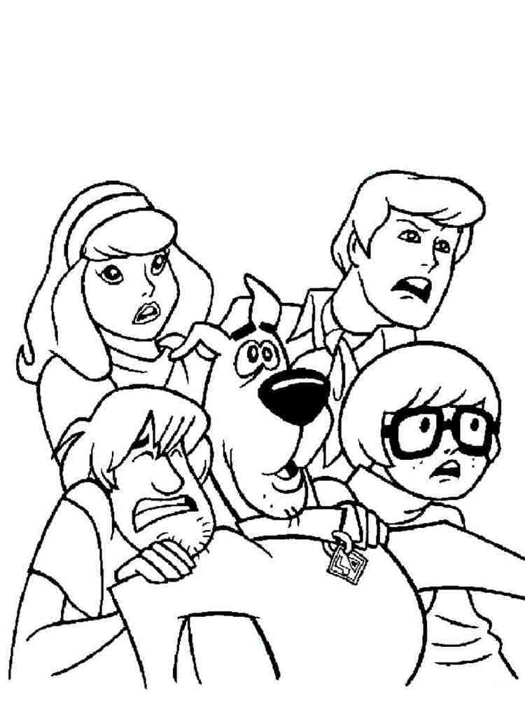 Dessin Gratuit de Scooby Doo coloring page