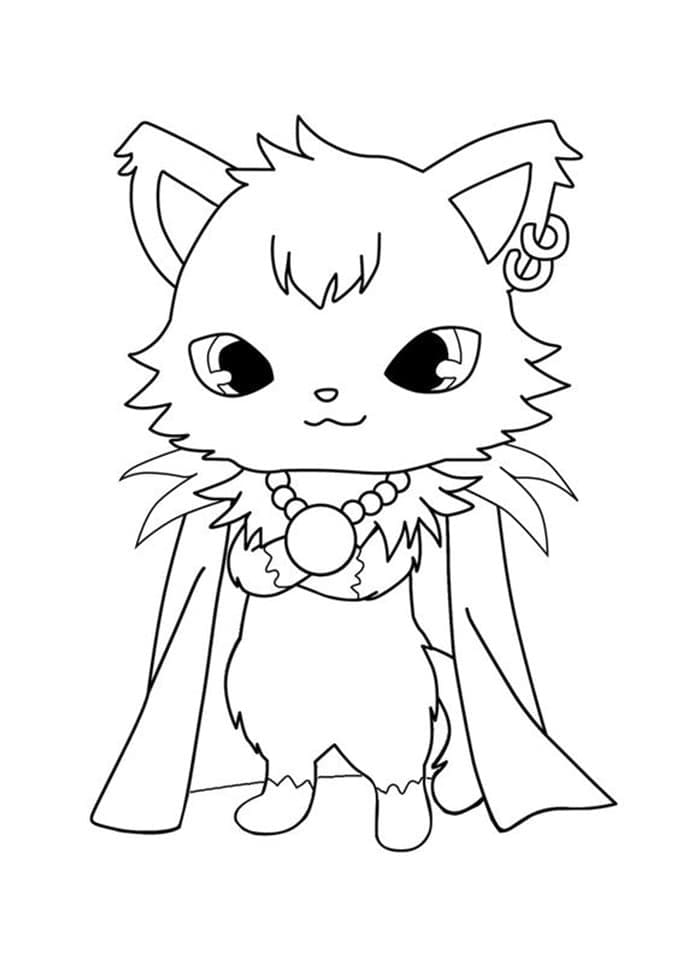 Dian Jewelpet coloring page