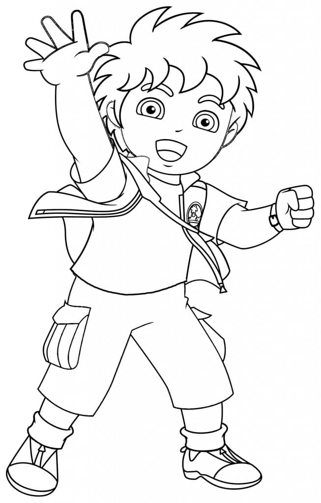 Coloriage Diego 2